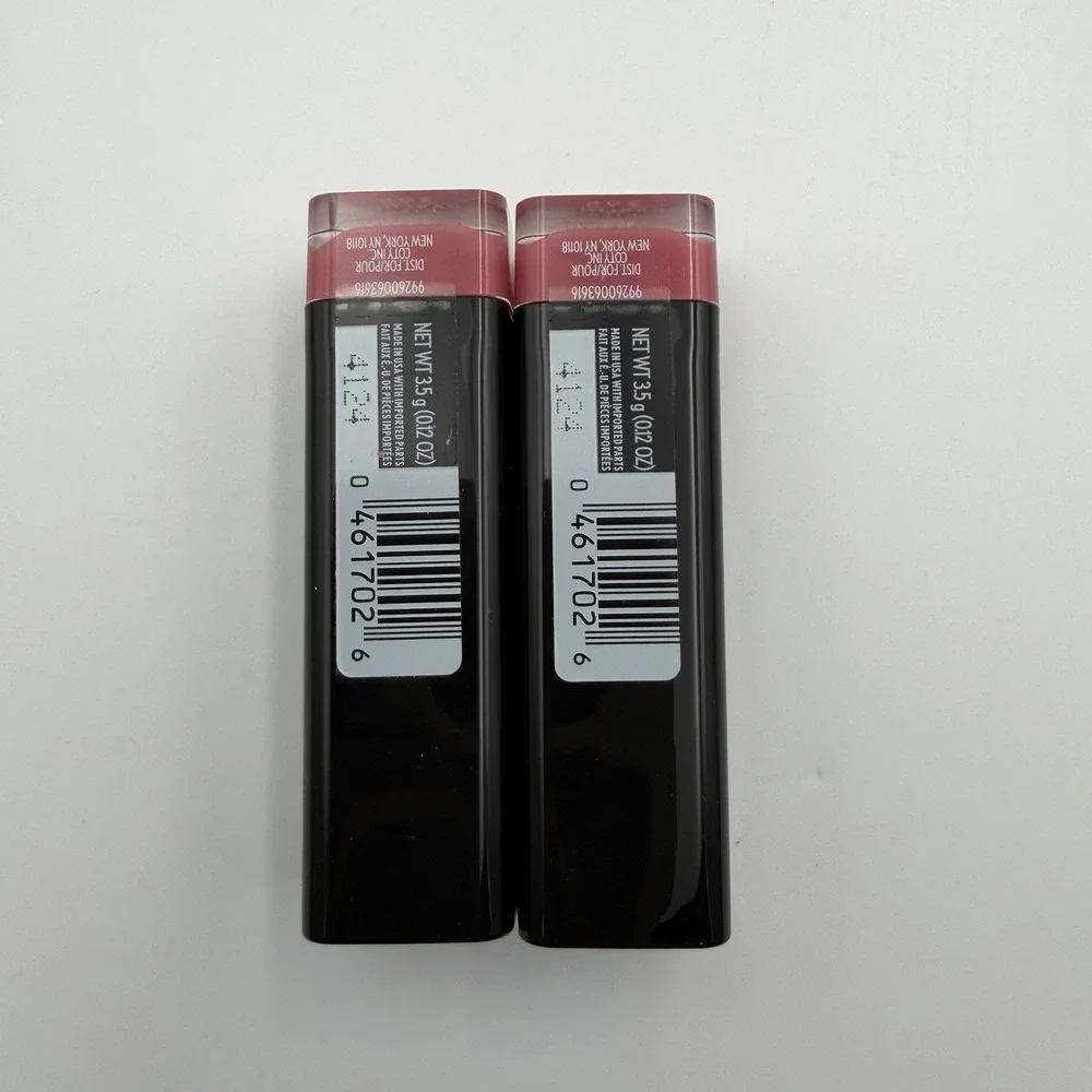 (2) Covergirl Exhibitionist Crème Cream Lipstick 395 DARLING KISS